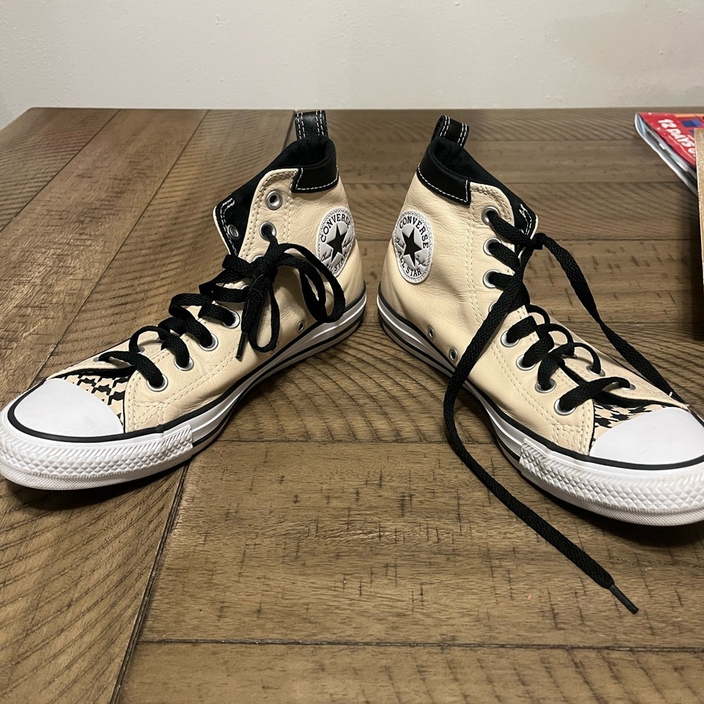 Converse High-Top Sneakers - Black and Tan